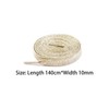 Leliafleury 2 Pairs Glitter Flat Shoelaces 140cm*10mm Metallic Glitter Shoelaces