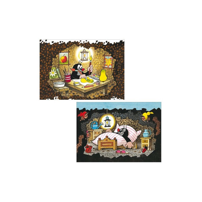 10-He Pack of: The 10 Most Lovely Mole-Postcards + +