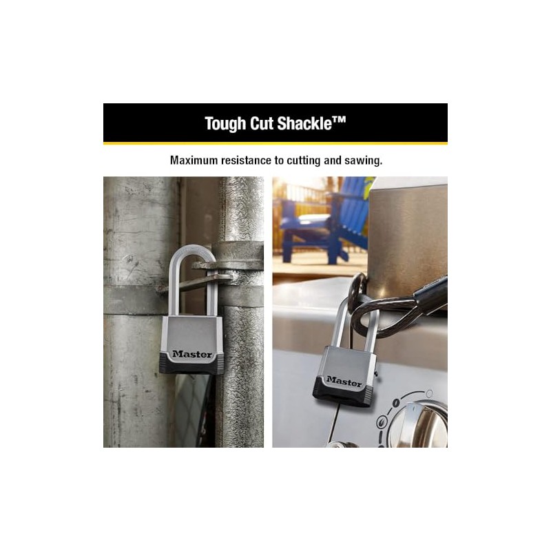 Master Lock M176XDLH - Candado de combinación para exteriores, resistente