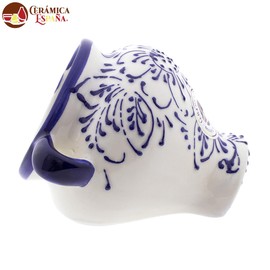 CERÁMICA ESPAÑA Wall Pots Decorative Pots Ceramic Pots Pots for Outdoor Use Wall Pots Model D20 100% Handmade Decoration 13 x 11 x 10 cm