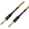 Cascha Professional Line Guitar Cable, Straight, Tweed Natural, 3 m
