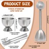 vibedor 9 Pack Egg Cracker Topper Set, 4 Stainless Steel