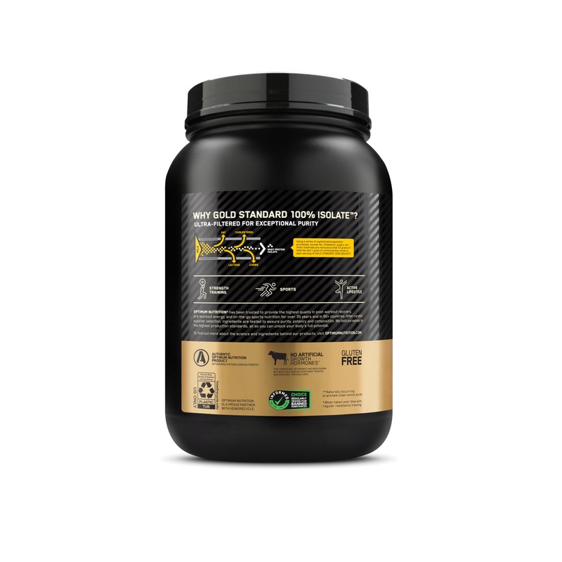 Optimum Nutrition Gold Standard 100% Isolate, Chocolate Bliss, 1.64 Pounds,