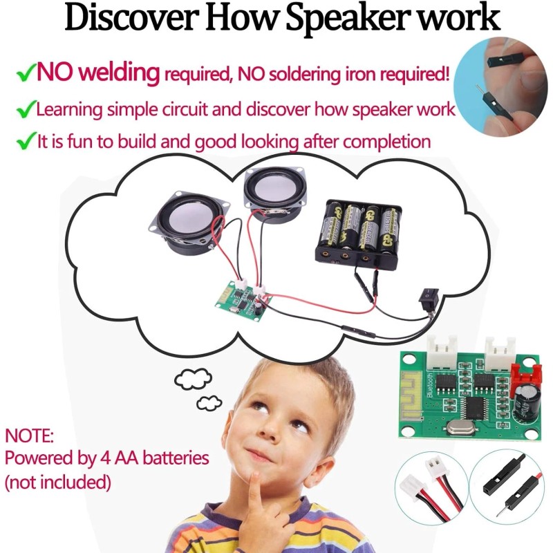 CYOEST DIY Bluetooth Speaker Box Kit – Build Your Own