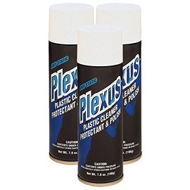 Plexus 20207-3PK Plastic Cleaner and Polish Aerosol, 7 fl. oz., 3 Pack