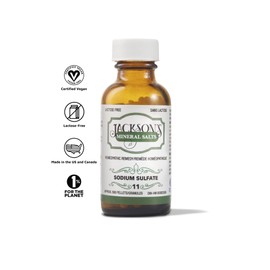 Jackson's #11 NAT sulph 6X - The First Certified Vegan, Lactose-Free Schuessler Tissue Cell Salt - Made in The USA (500 pellets)