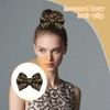 Leopard Hair Bows for Toddlers 2-4 Years Sparkly Hair Bow