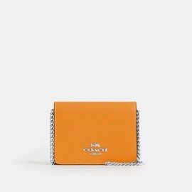 Coach NWT Coach Mini Purse Wallet on a Chain In Colorblock #CL464