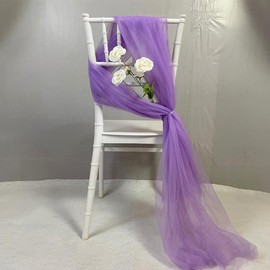 Organza Fabrics for Sewing, Light Shine Fabric, Shiny Satin, Wedding Fabric Decorative Fabric, Costume Fabric, for Curtains, Table Decorations, Wedding Decorations, Pack of 2, Blue + Purple (1.5 x 1