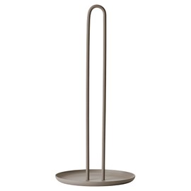 Zone Denmark Singles Standing Kitchen Roll Holder Metal Diameter 14.5 cm Height 32 cm Taupe
