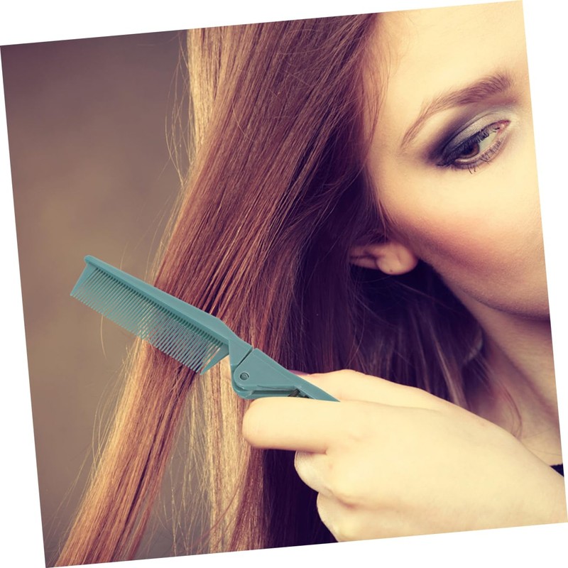 Mikinona Travel Hair Brush for Women Small Folding Brush Compact