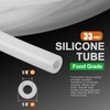 HKJWYES Pure Silicone Tubing (33ft), 1/8" ID x 1/4" OD