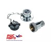 SEACHOICE Watertight Marine Power Deck Connector 50-10161 Chrome Plated Brass