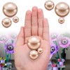 100Pcs Floating Champagne Polished Glossy Beads Vase Fillers, Floating NO