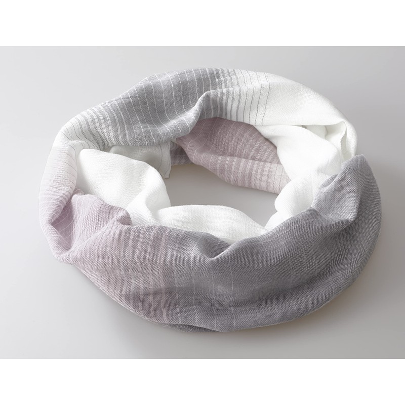 Selvan 100% Cotton Soft Gauze Stylish Snood Gray