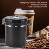 Airtight Coffee Canister Storage Jar Date Tracker CO2 Release Valve