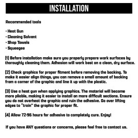 HONDA WOODY 2010-2013 CRF250 2009-2012 CRF450 GRAPHICS KIT STICKER DECALS 21mil