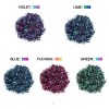 Let's Resin Chameleon Flakes 5 Colores Polvo Pigmento Resina