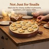 Hemoton Ceramic Escargot Baking Dish, 12 Holes Snail Plate with