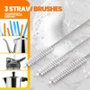 4 Pcs Bottle Brush Cleaner Set - Stainless Steel Scrub
