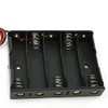 5-AA Slots Battery Spring Clip Holder Case Plastic Storage Box