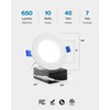 Sunco 4 Inch LED Recessed Lights, Slim Canless Ceiling Lighting,