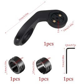 XIAQICA Bicycle Mount for Garmin Edge 530 540 520 510 500 200 130 20 25 800 810 820 830 1000 1040 1030 Plus GPS Bicycle Computer MTB Bicycle Mount Compatible with Garmin Edge