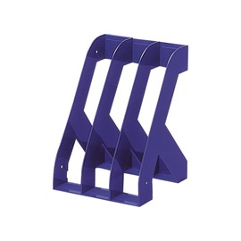 リヒトラブ ブックエンド ファイルスタンド A4 青 A3570-8