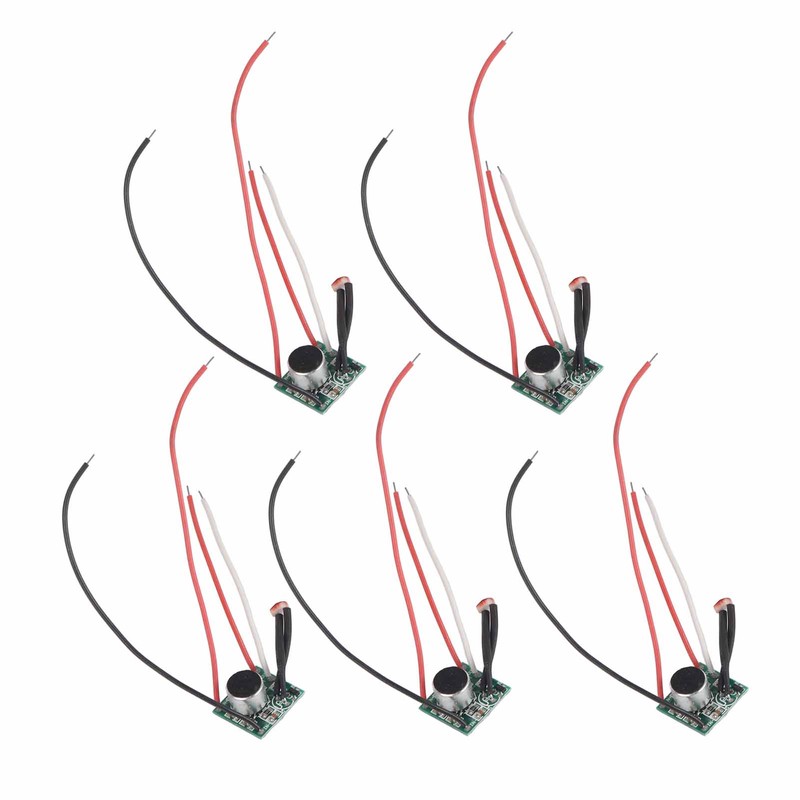 5Pcs Sound Control Switch Module Solar Light Sensor Module Circuit