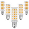 OPXELUYO E12 Led Light Bulbs 4W Equivalent 40W Halogen Candelabra