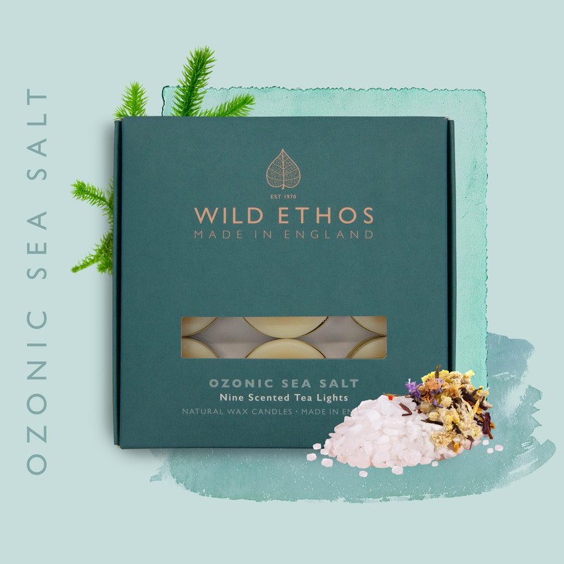 Wild Ethos Scented Tea Lights - Natural Wax - Long
