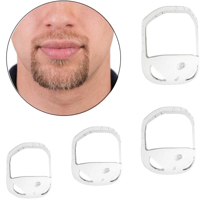 5 Sizes Set Goatee Beard Shaper Beard Styling Template Beard