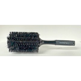AMAZING 747 LARGE 16 ROW Round Brush Boar Bristle Smoothing Barrel Hair Brush 3" For Styling