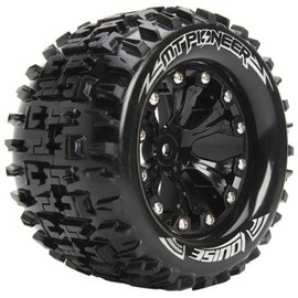 LOUISE MT-Pioneer Soft Including Rims Black 14 mm Monster Truck 2.8 (2)