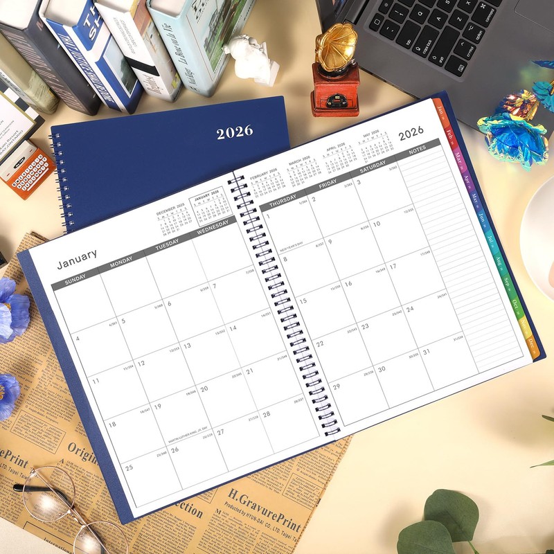 2026 Monthly Planner - Planner/Calendar 2026, JAN 2026 - DEC