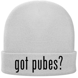 got Pubes? - Soft Adult Beanie Cap, White, One Size