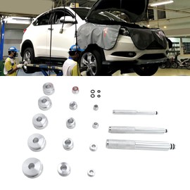 Aramox Bushing Driver Tool Kit, Bearing Ring Bushing Driver Tool Kit Universal Wheel Bearing Removal Press Tool for Cars Motorcycles