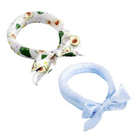 SGERUFZ 2er-Pack Cooling Collar for Dogs（Blau, Grün）