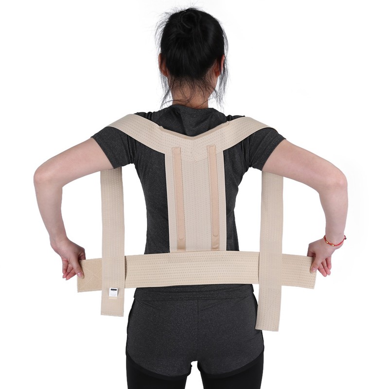 Men Women Posture Correction Waist Shoulder Chest Back Support Corrector