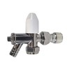 Wärmer System 15mm x 1/2 Angled Radiator Valve, Lockshield Angled