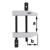 Bessey PA55"PA" Parallel-Clamp, Black/Grey, Size 3/60/35 mm