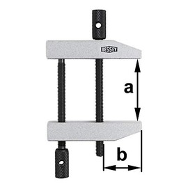 Bessey PA55"PA" Parallel-Clamp, Black/Grey, Size 3/60/35 mm