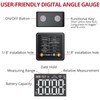BINTA Small Digital Angle Finder Gauge, Portable Protractor Inclinometer with