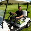 peacoblue Playing Golf Golf Cart Seat Covers, Towel Seat Cover