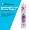HoldRite HydroFlame 200 Firestop Sealant, 30 Ounces, Elastomeric Water Based,