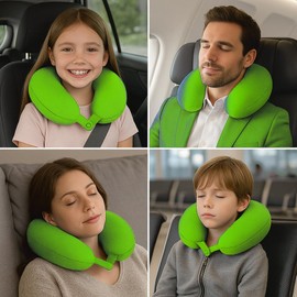 Kamaca Neck Cushion, Neck Support with Skin-Friendly Soft Plush