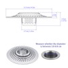 Drain Hair Catcher Bathtub Shower Drain Hair Trap Strainer Drain