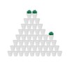 vensovo 48 Pcs Tiny White Ceramic Plant Pot - 2