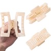 SINIDE Acetate Tortoise Shell Hair Claw Clips, Medium Cellulose Celluloid