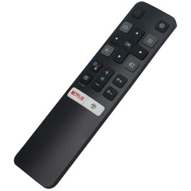 AIDITIYMI RC802V Voice Universal Remote Compatible with TCL TV 43P715 50P715 40S615 50P715 43P8M 50P8M 43S6800FS 32S65A 50P8S 32S65A 40S65A 32S60A 65P8M 75P8M 55P8M 40S6500FS 50P8M 40S65A 43P715